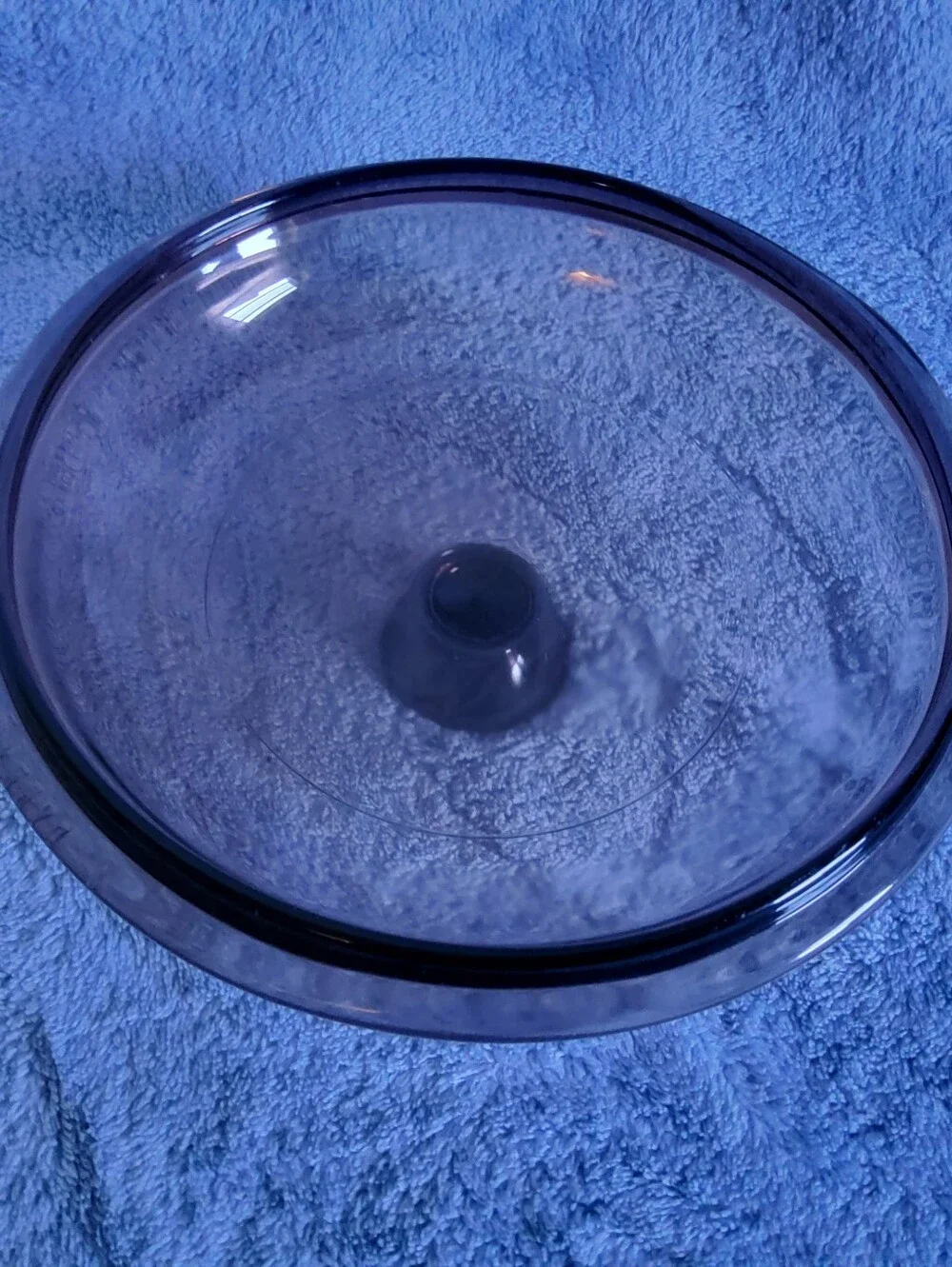Vintage Pyrex Visions Cranberry Amethyst Purple Glass Lid V-1-C 7.25